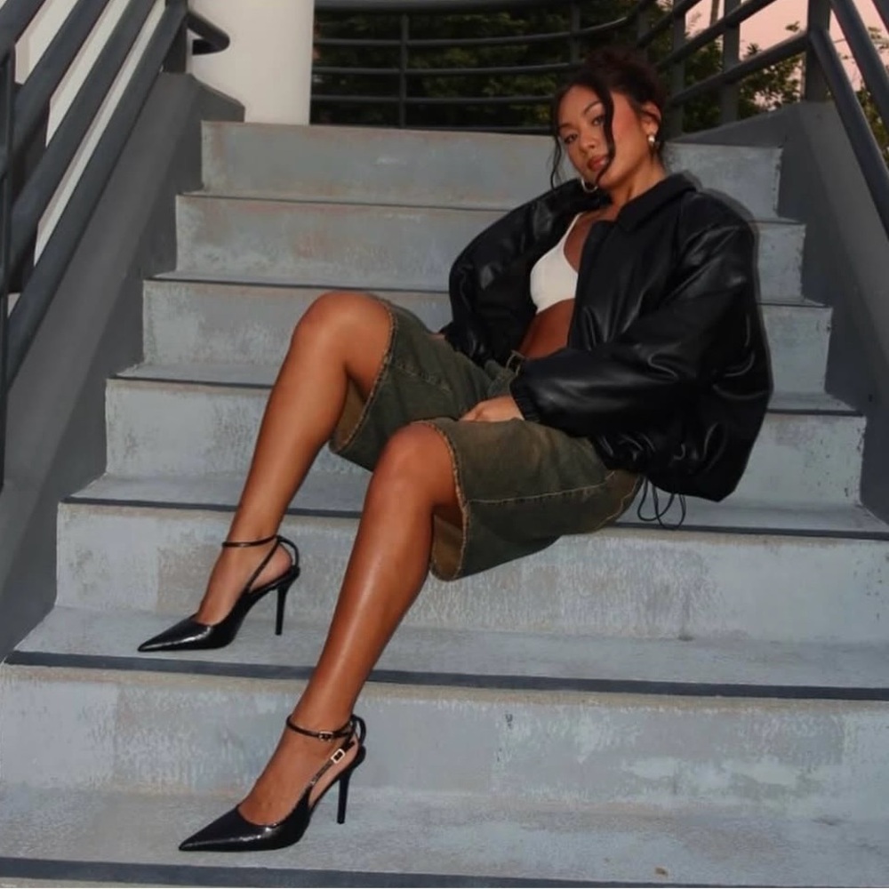 Zara Faux Leather Jacket